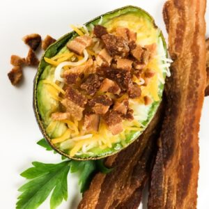 Featured inage for Avacado Baked Eggs Recipe