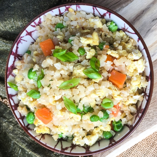 Featured image for Keto Cauliflower Fried Rice recipe