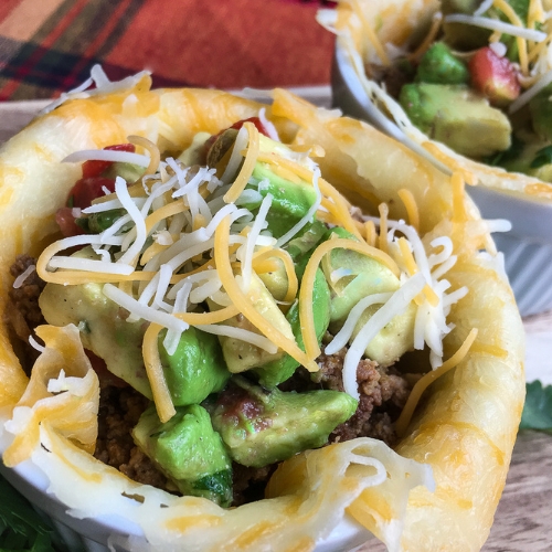 Featured image for keto taco cups recipe