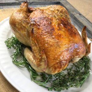Featured image for Oven Roasted Whole Chicken Recipe